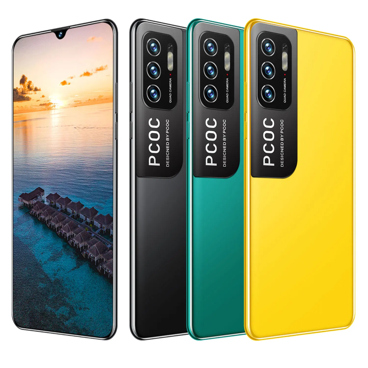 

16gb+512gb poco f3 i13 pro max phone is m3pro refurbished phones, Black blue white