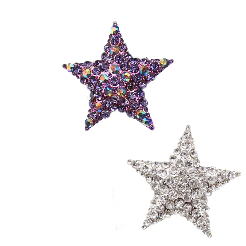 

Fashion Jewelry Sparkling Rhinestone Star Brooch Pin For Gift Decoration, Millions of colors