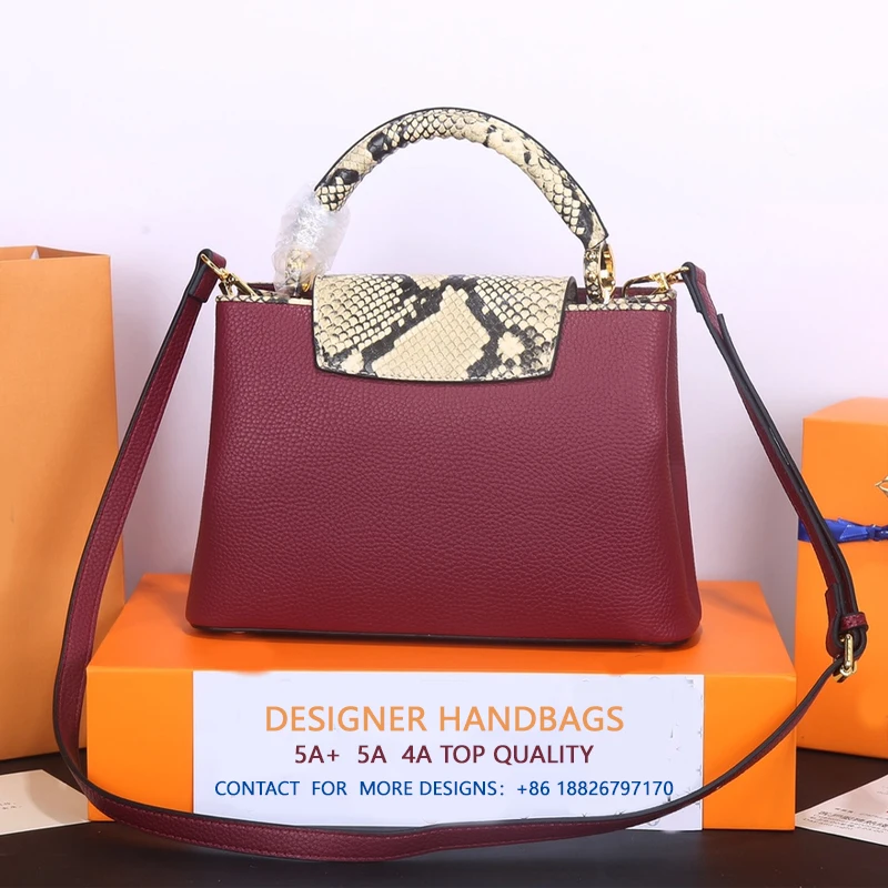 

genuine leather handbags brand women shoulder bags high quality pu leather purses and handbags ladies
