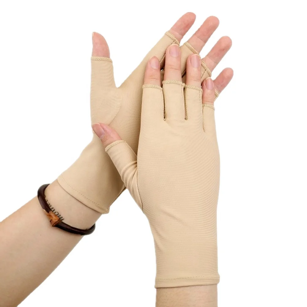 

TY Breathable Spring Gloves Thin Short Half Finger Bike Gloves Men/Women Tight Fitness Summer Sports/Driving/Biking Gloves, Customized color