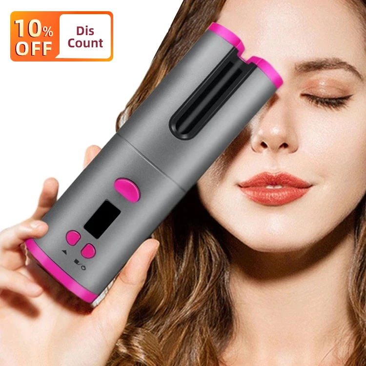 

New Single Wireless Mini Private Label Ceramic Hair Curler Set Overnight Hair Curler Machine Hair Curler No Heat