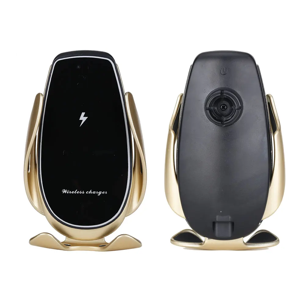 

Free Shipping 1 Sample OK Air Vent Mount Touch Sensing Qi 10W Fast Charging Wireless Mobile Phone Charger For Car