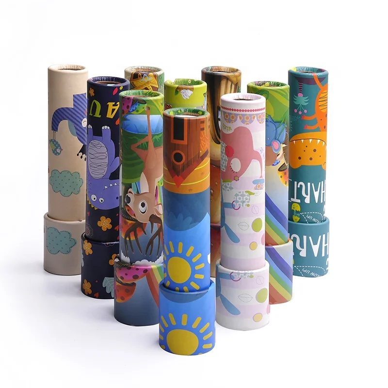 
Diy Kaleidoscope Paper Kid Toy Diyk Christmas Gift 