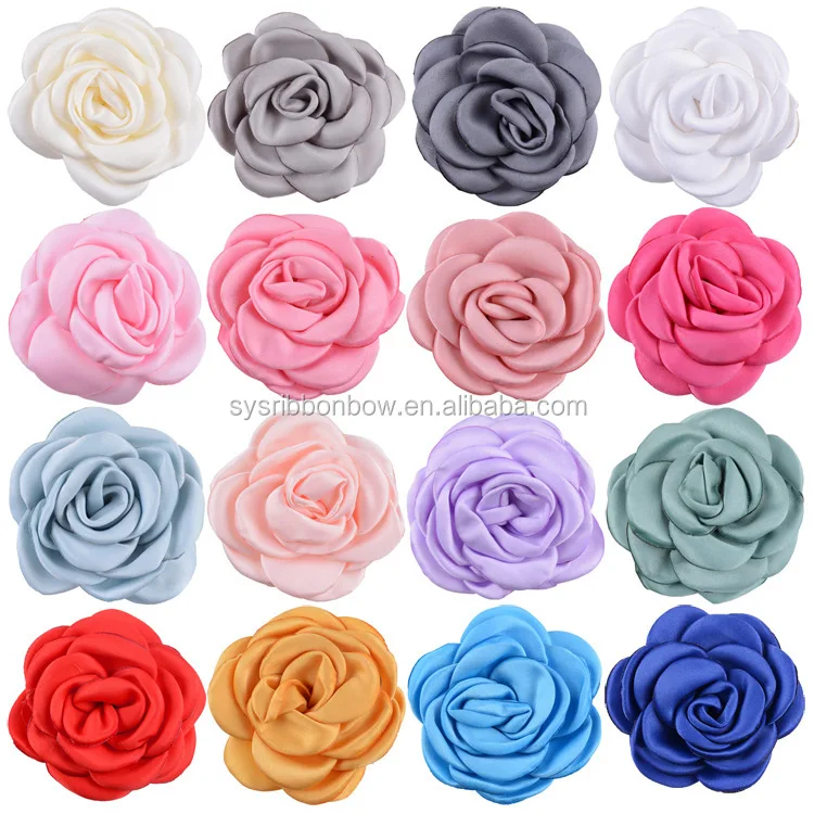 Carnation ribbon flower decorative for dress