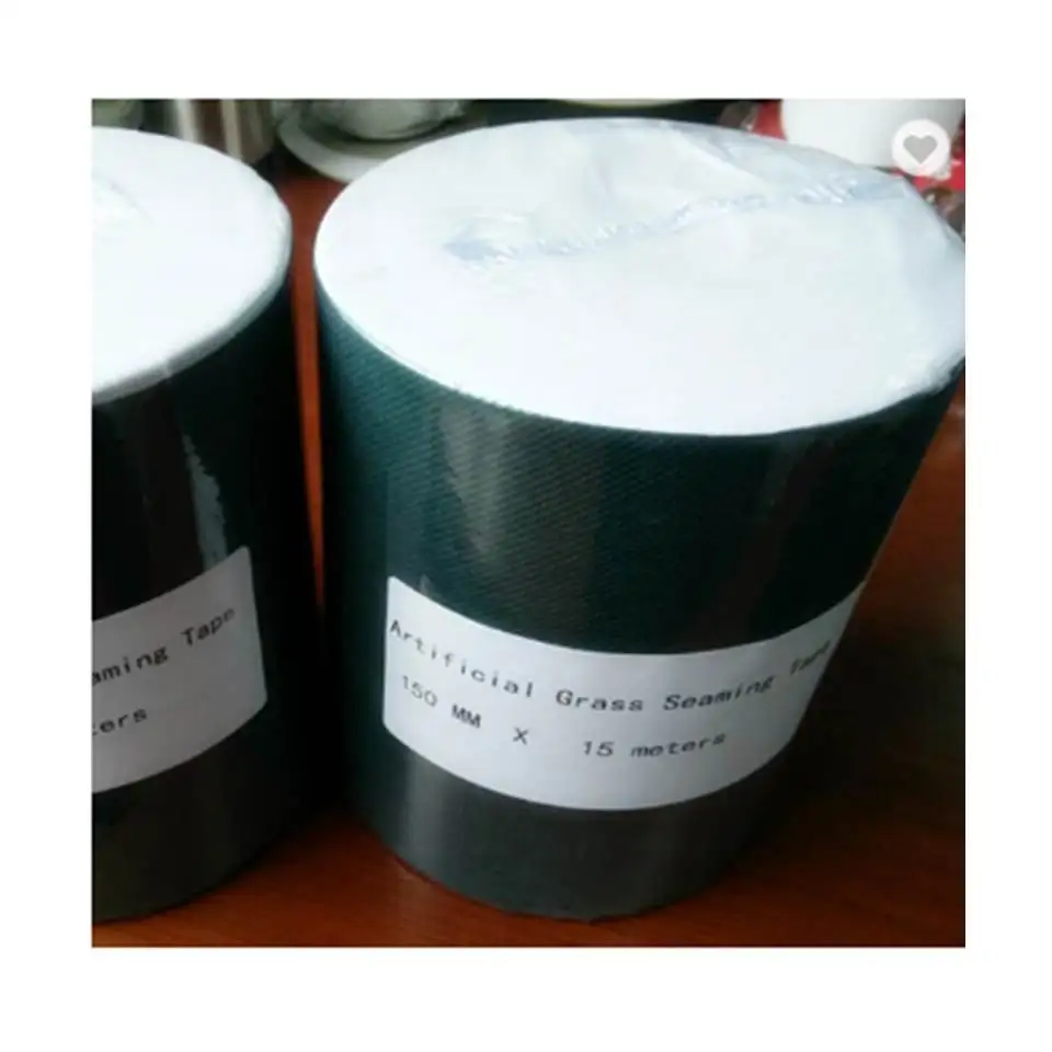 

good quality dark green artificial grass seam tape for landscaping