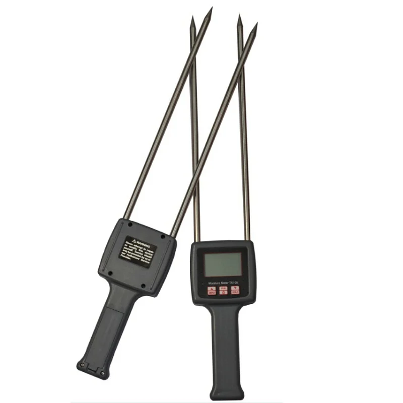 leeymus chinensis emperador fibra de bamb/ú prueba de humedad paja hierba forrajera XY-YZGF TK100H Medidor de humedad digital port/átil para cereales