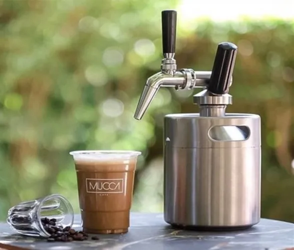 

stainless steel nitro cold brew coffee system
