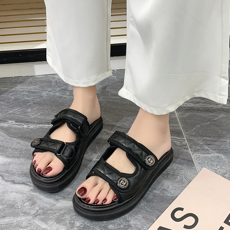 

Summer Slide Sandal Adjustable Two Strap Soft Durable EVA Sandal women beach sandal, Picture