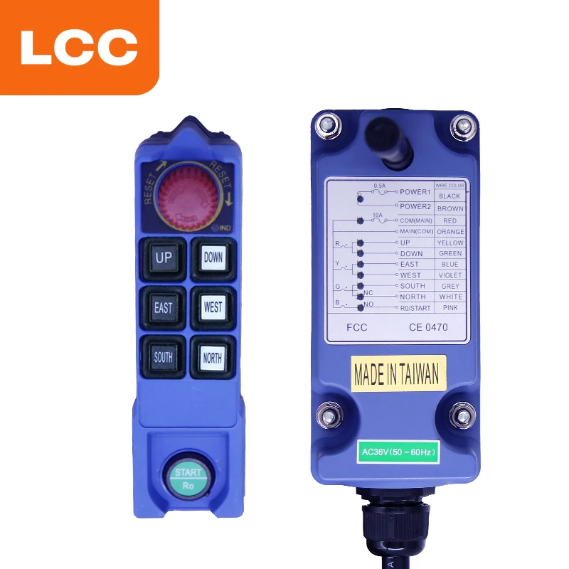 

SAGA-L8B 433mhz/315mhz waterproof industrial wireless remote control for overhead crane