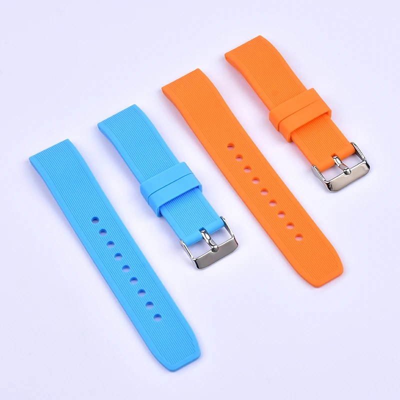 

SHX quick release smart silicone rubber watch band strap 20mm