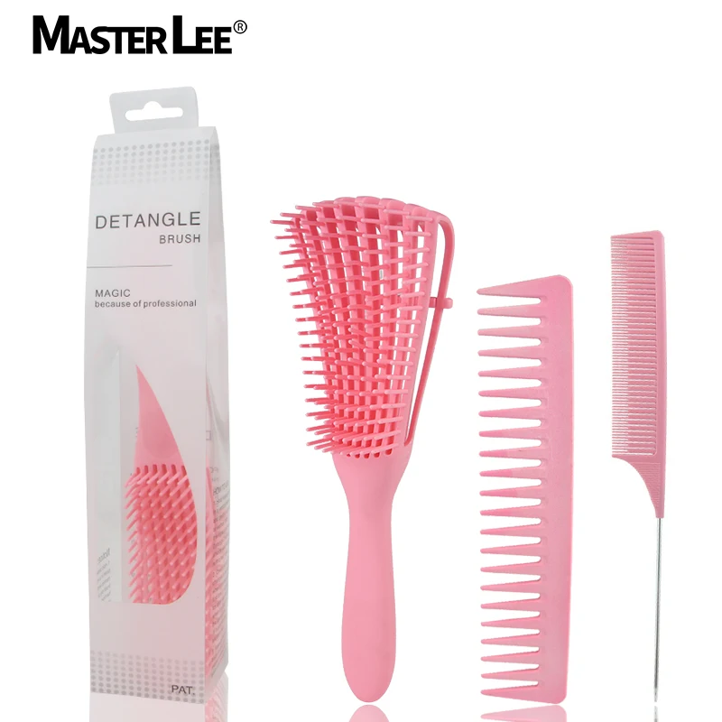 

Masterlee popular massage comb set detangle hair brushes, Mix