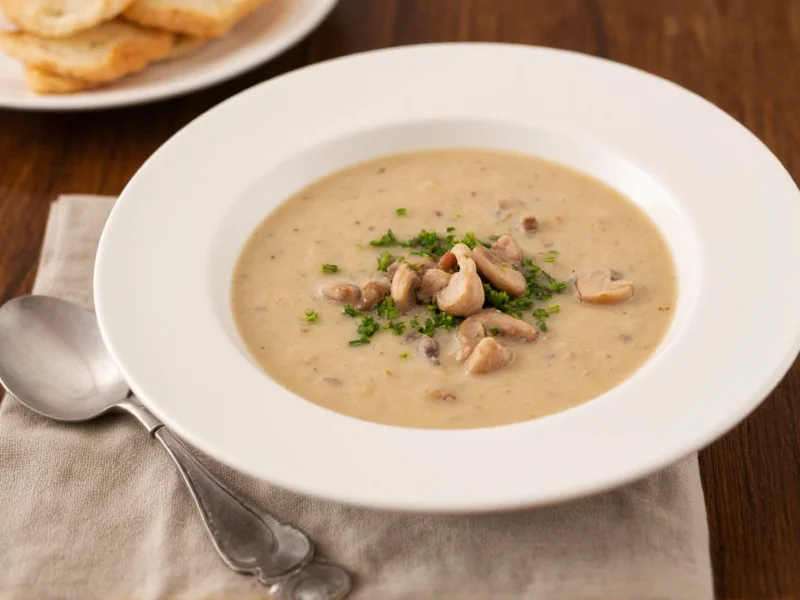 Easy Cream of Mushroom Soup Recipe in 30 Minutes