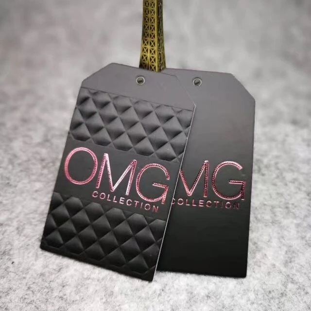 

Custom Hair Bundle Price Tags waterpoof Hair Hang Tags matt lamination Coated Paper