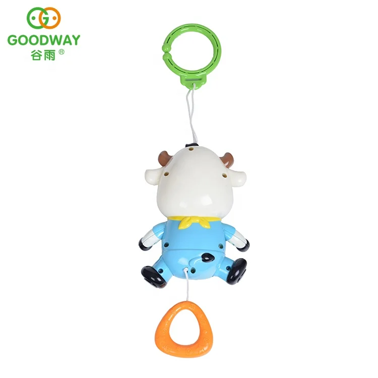 
Cartoon Animal Plastic Music Pull Bell Toy Musical Bed Bells 
