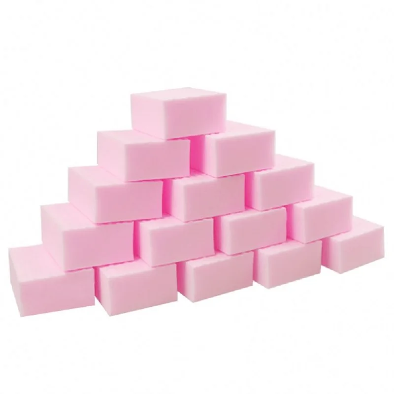 

New design hot sale natural green product household cleaning item high density melamine sponge magic eraser, White, pink