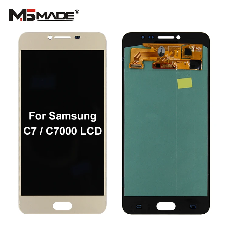 

Super AMOLED For Samsung Galaxy C7 C7000 LCD Display Touch Screen Digitizer SM-C7000 Replacement Parts, Black