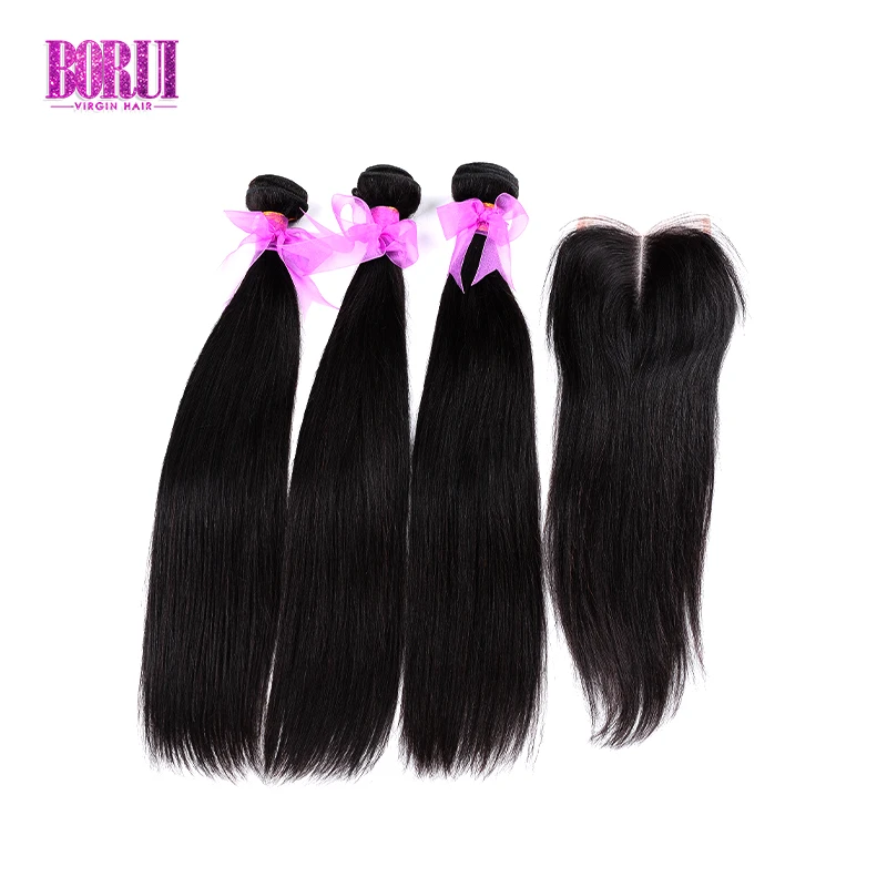 

Borui 12 a 100% virgin indian human hair bundles with top quality