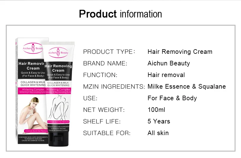 Skin Care 3 Minute Quick Legs Armpit Private Parts Best Body Hair