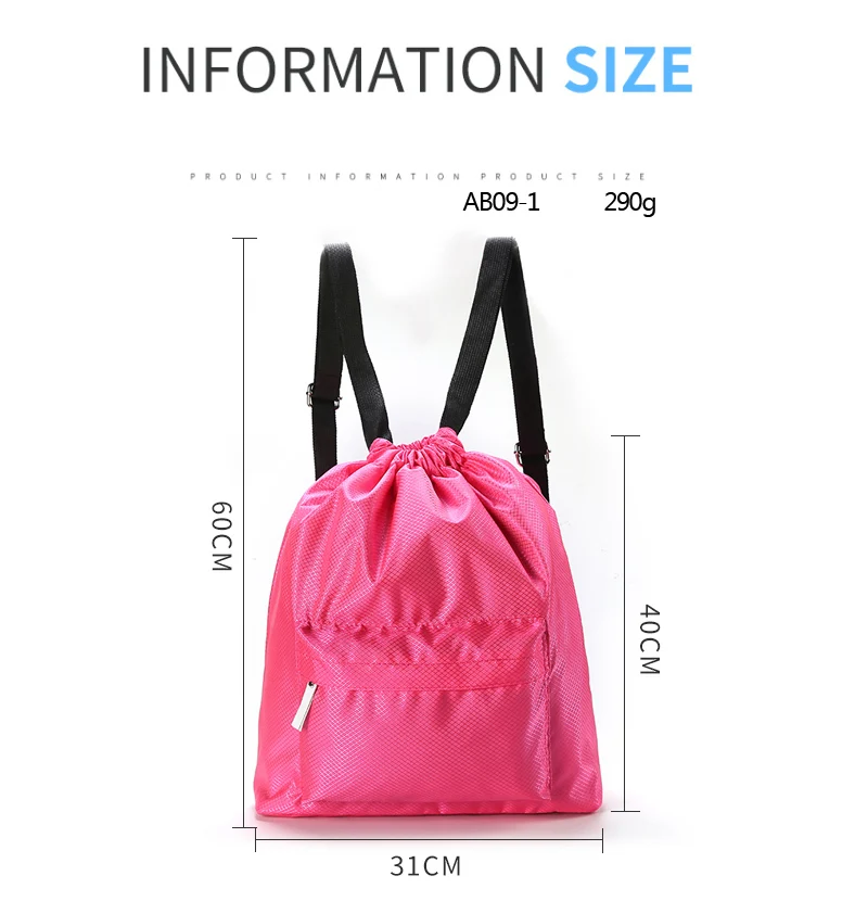 drawstring swimming bag