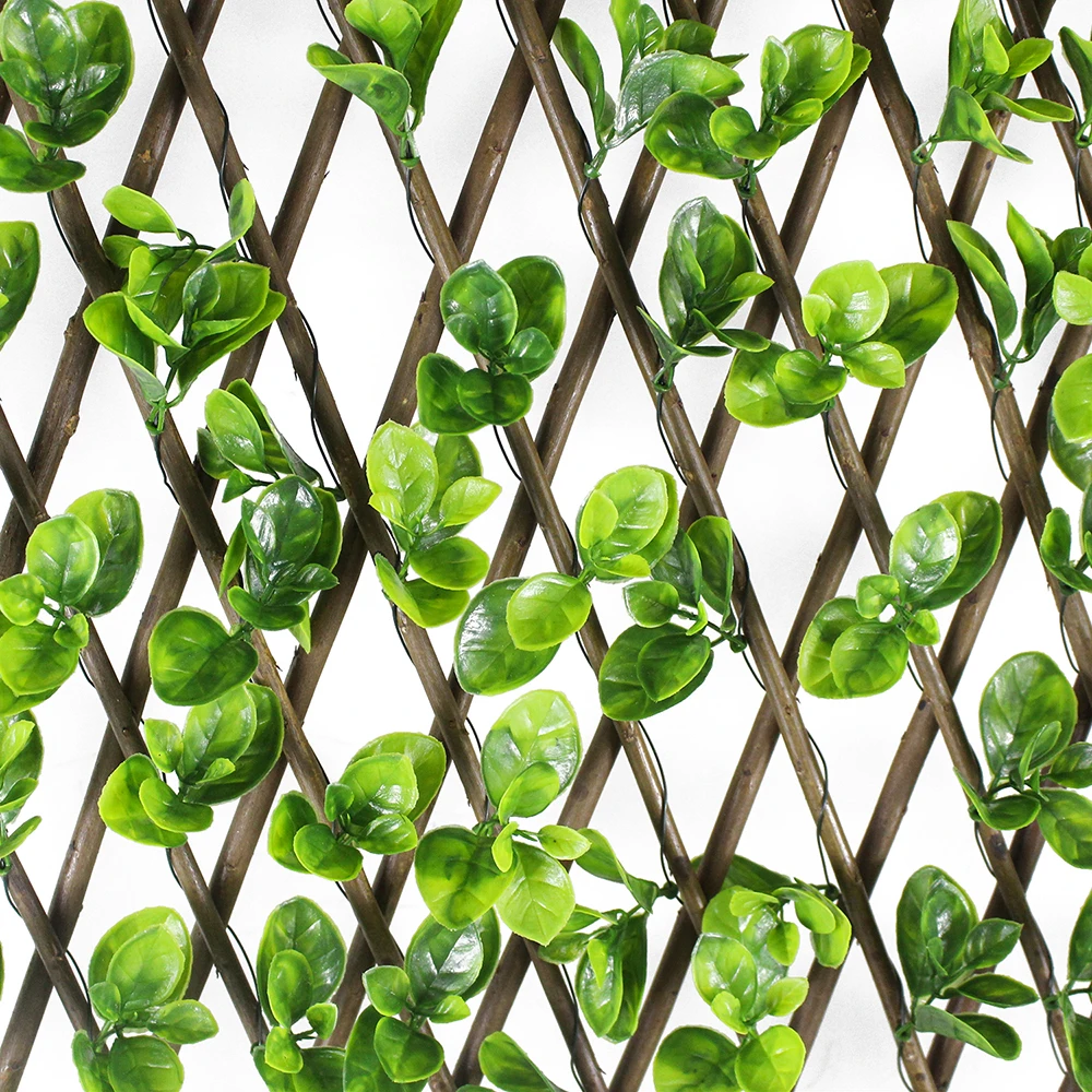 Wholesale Artificial Ivy Fence Screen Hedge Plastic Artificial Fence