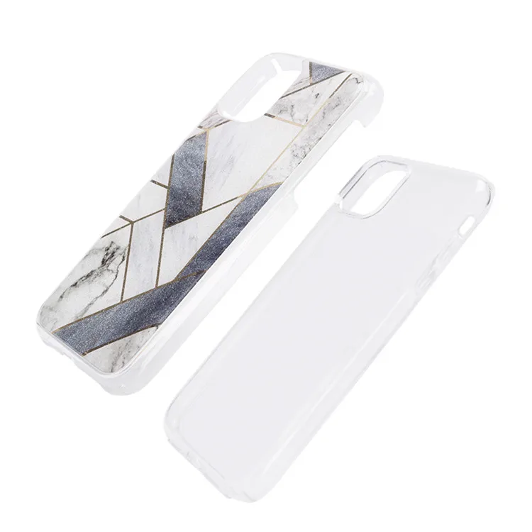 

Hot sale protection marble electroplate anti scratch phone back case cover for Huawei Y9 2019