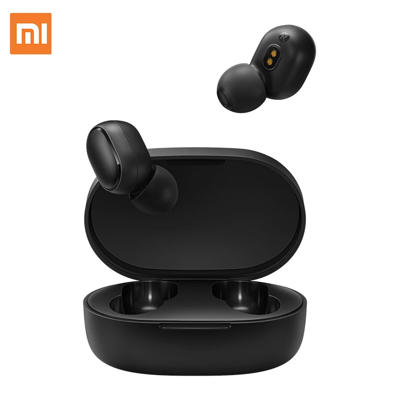 

Original Airdots 2 Redmi ture Wireless Mini earphones BT 5.0 Noise reduction Portable earbuds, Black