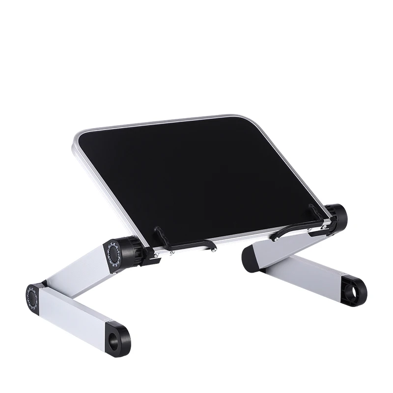 

White Metal Book Reading Stand Book Holder In Bed Height Adjustable Folding Music Book Stand Portable Desk