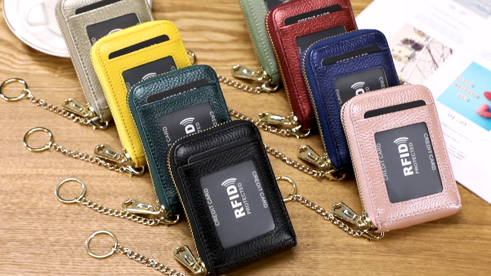 2021 new arrival wholesale business card holder for women rfid