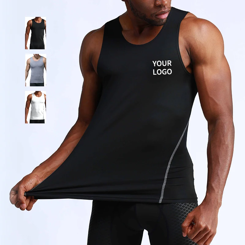 

Singlet Workout Clothes Shirts Under Vest Undershirts Stringer Tank Top Gym Wear Men Tank Top, Customized color