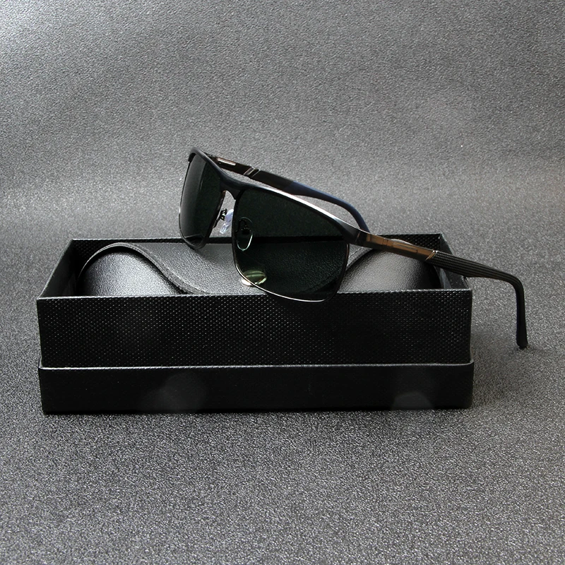 

Wholesale Square Metal Polarized Sunglasses For Men Gafas De Sol Polarizadas Para Hombres