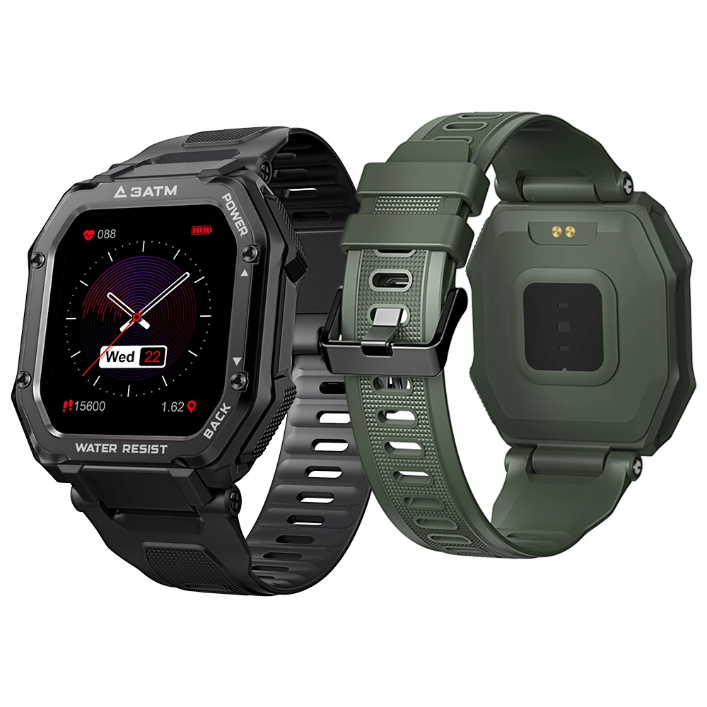 

KOSPET ROCK Rugged Watch For Men Outdoor Sports Waterproof Fitness Tracker Blood Pressure Monitor Smart Watch GPS C16 Smartwatch