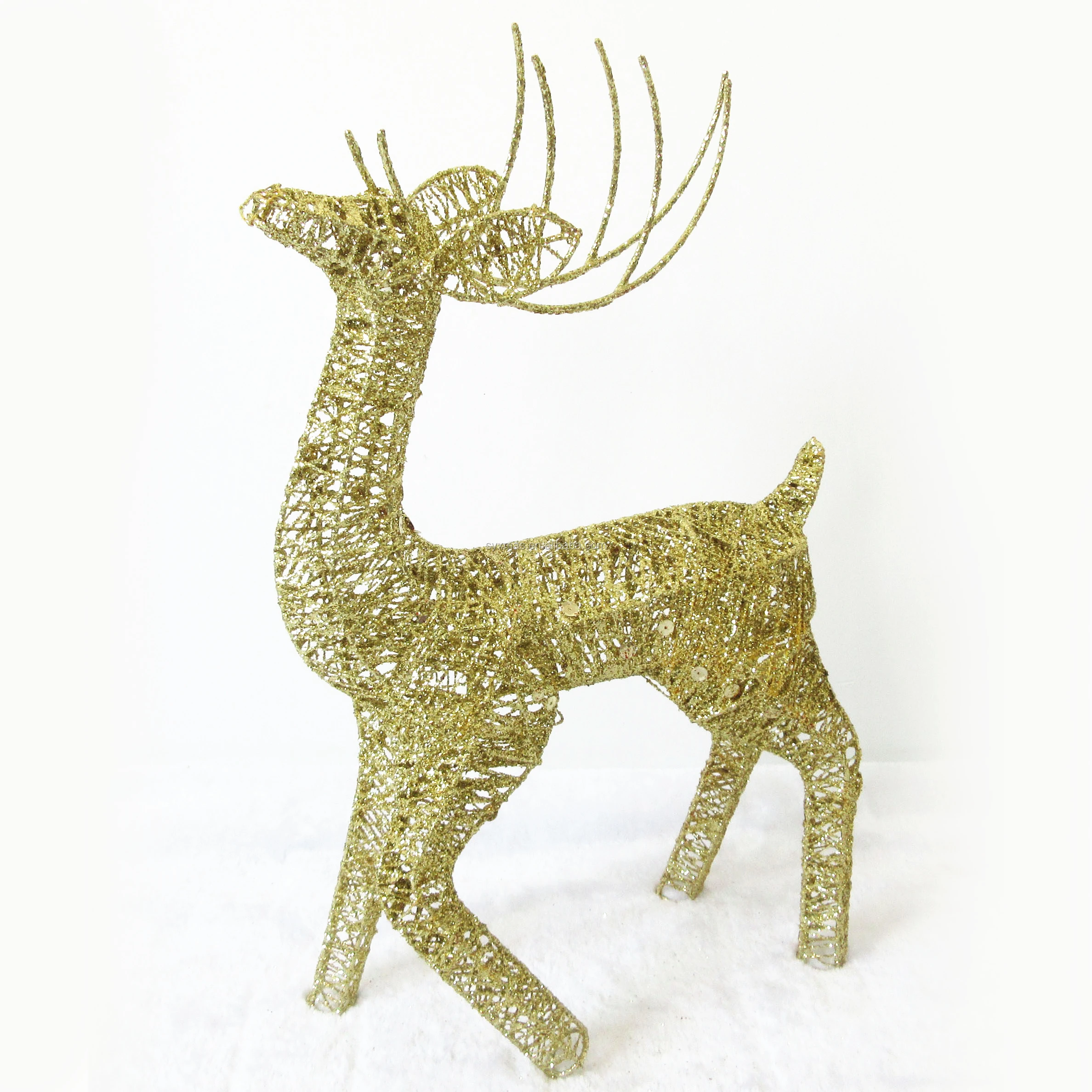 Creative Metal gold iron deer shape for decoration