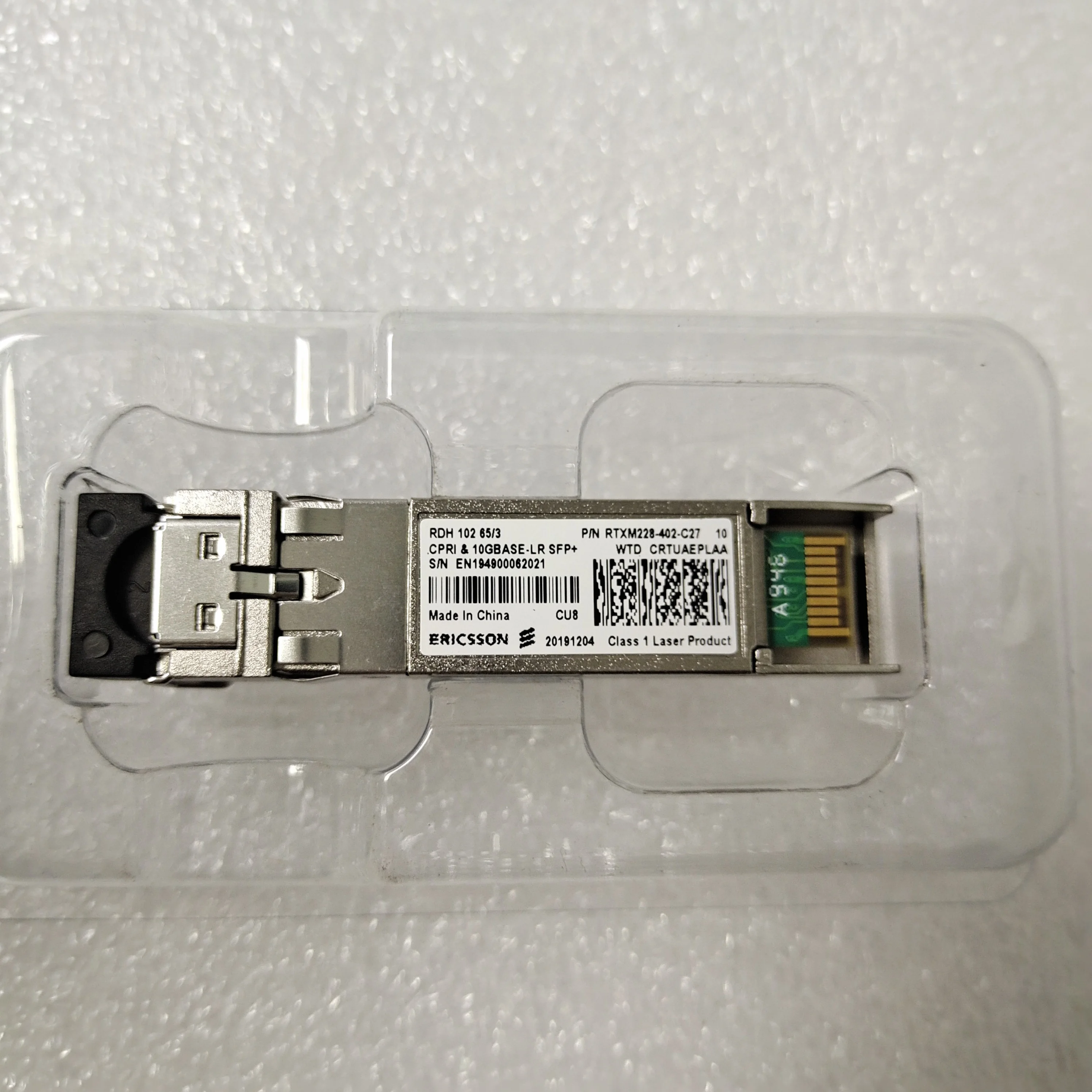 Ericsson Rdh 102 65/3 Cpri 10gbase-lr Sfp+ - Buy Ericsson,Rdh 102 65/3 ...