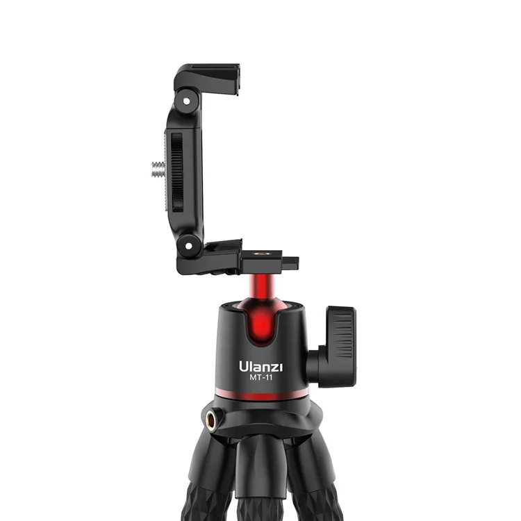 

Ulanzi MT-11High Flexibility Rubber 360 Degree Travel Tripod Octopus Tripod For Phone And Camera, Black