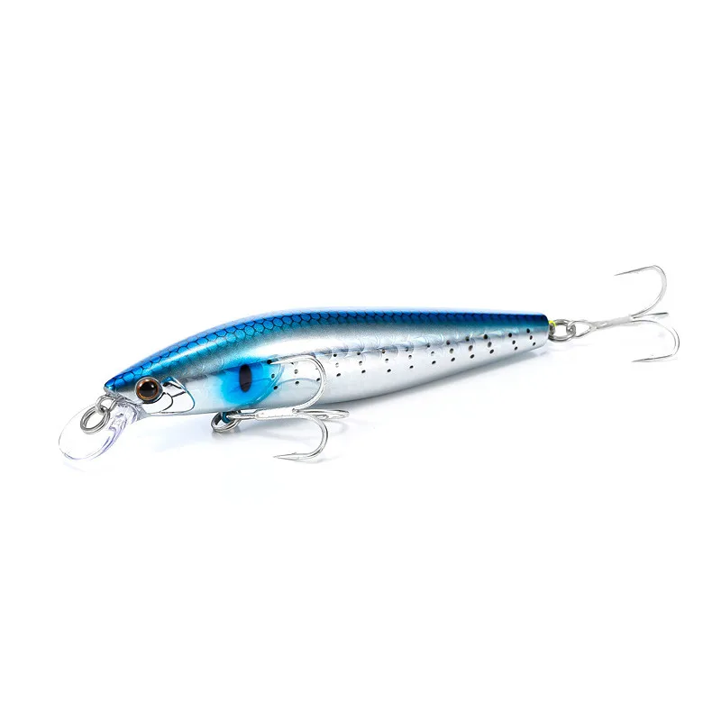 

2020 New Fishing Lure Top Quality Pesca 99mm 14g Long Casting Minnow Hard Bait For Sea Bass Pike, 8colors