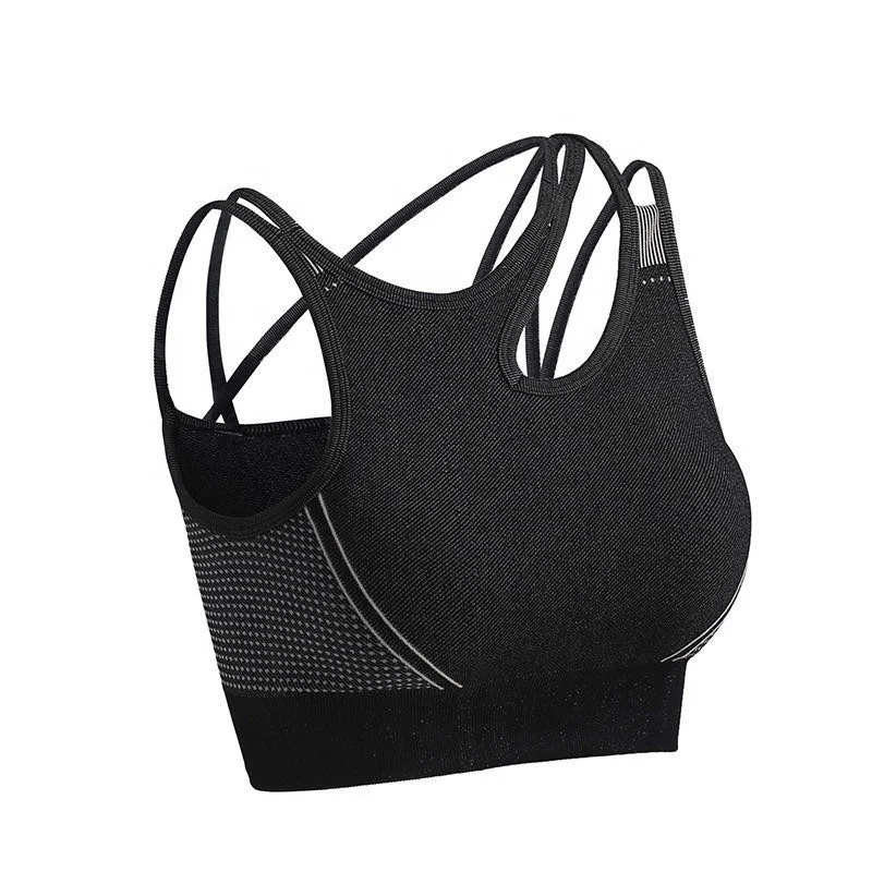 

Dry seamless yoga compression running yoga high impact fitness bra & yoga wearwomen bra