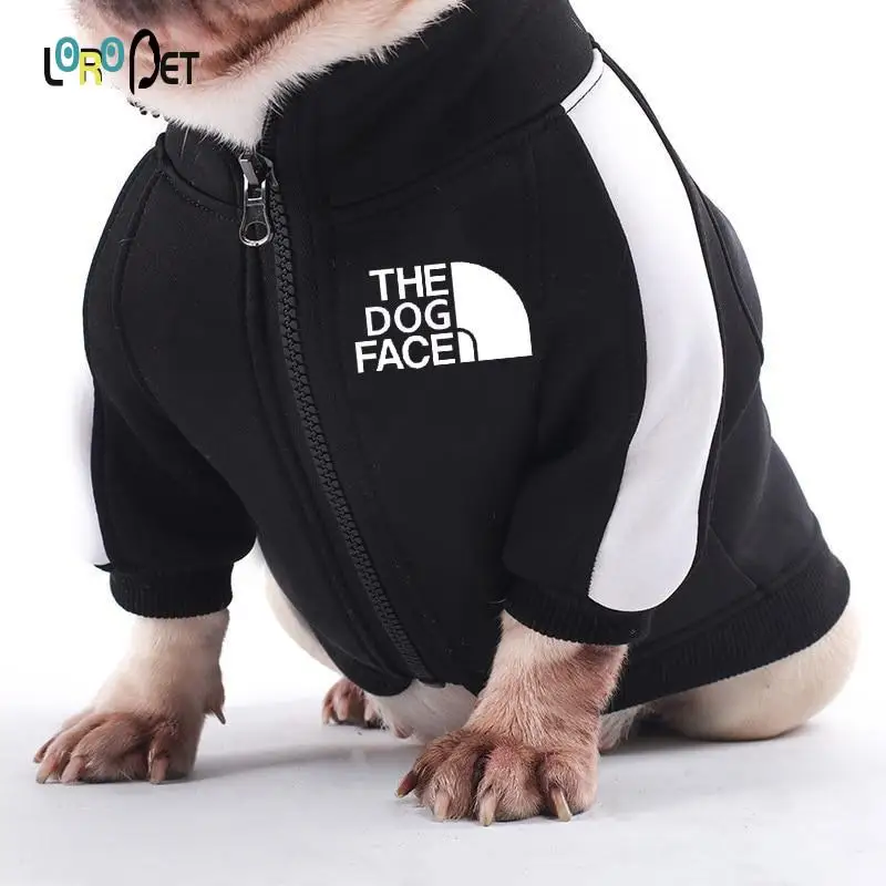 

French Bulldog ClothesThe Dog Face Adidog Warm Sport Retro Dog Hoodies Pet Clothes Puppy Dog Pugs Puppy Clothes Chihuahua, Black, white, yellow
