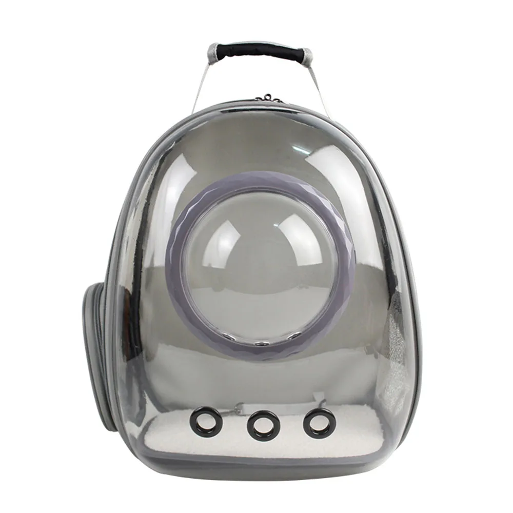 

Traveling pet carrier waterproof easy-to-clean space pet capsule bag transparent breathable portable pet backpack