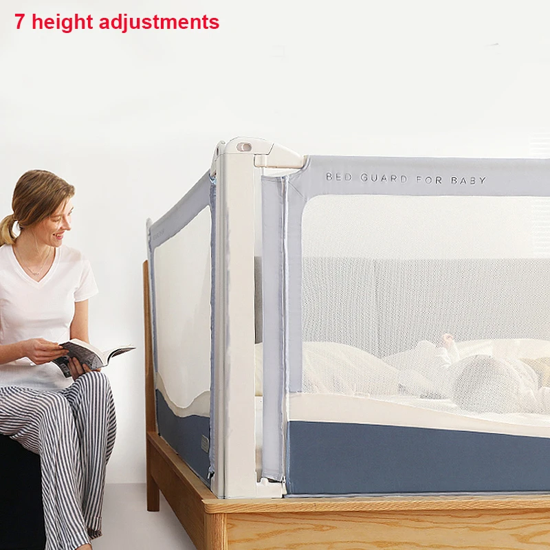 

Cheap Baby Bed Barrier, Foldable Bed Rail Protection/, Grey/pink/blue/customized
