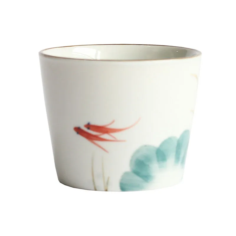 

Japanese Ceramic Tableware Straight Mouth Tea Cup Pig Mouth Cup Household Cup