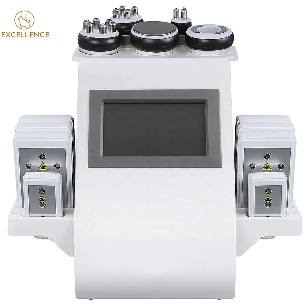 

6 In 1 Vacuum Radio Frequency Rf 40k Body Cavitation Lipo Laser Machine Ultrasonic Cavitation Machine Slimming