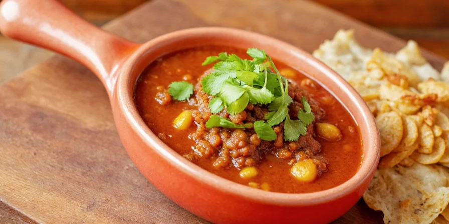 Chef stirring sofrito in a pot