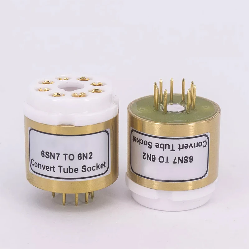 

1PC 6SN7 TO 6922 6SN7 TO ECC88 6SN7 TO 6N2 Vacuum Tube Amplifier Convert Socket Adapter HIFI Audio