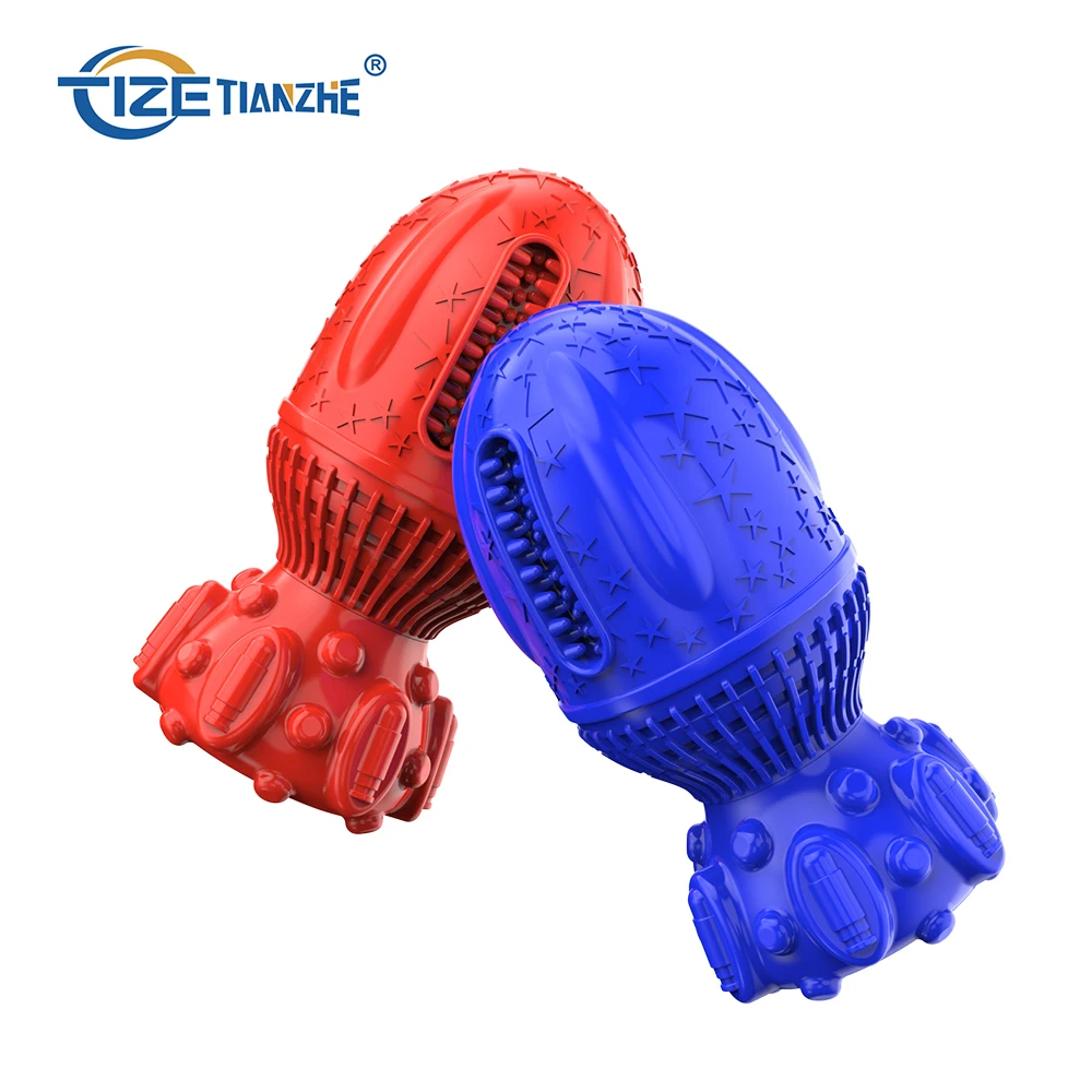 

Pet Toys Puppy Bone Shape Chew Toys Pet Dental Health Squeaky Dog Toy Dog Chewer