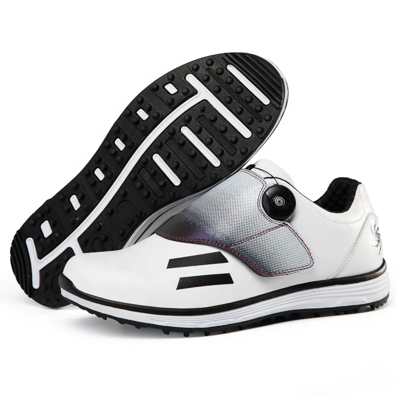 

Outdoor Professional Spikes Golf Sneakers Sports Shoes Ladies Breathable Non-Slip And Waterproof Leisure Golf Shoes For Men