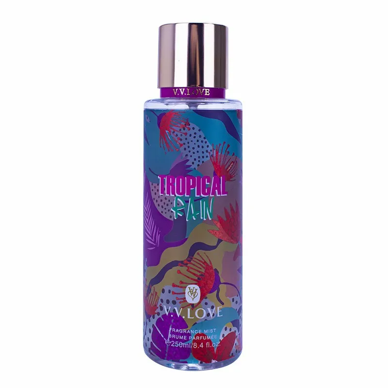 

Hot Selling Custom 250ml Perfume Women Fragrance Spray Deodorant Bodymist Bottle Body Spray