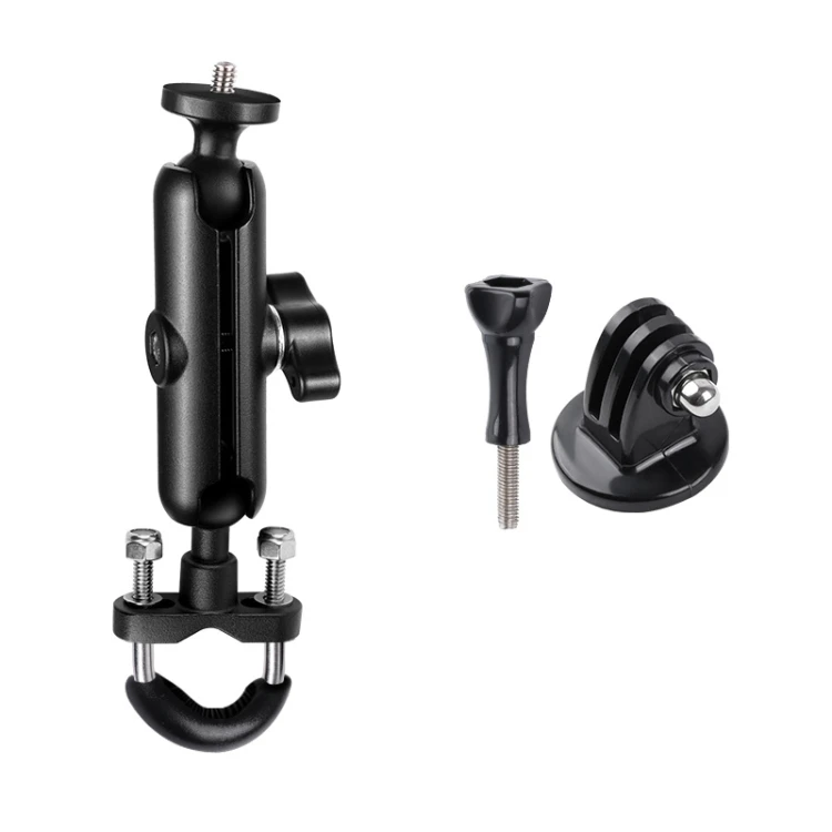 

9cm Connecting Rod 20mm Ball Head Motorcycle Handlebar Fixed Mount Holder with Tripod for GoPro And Other Cameras