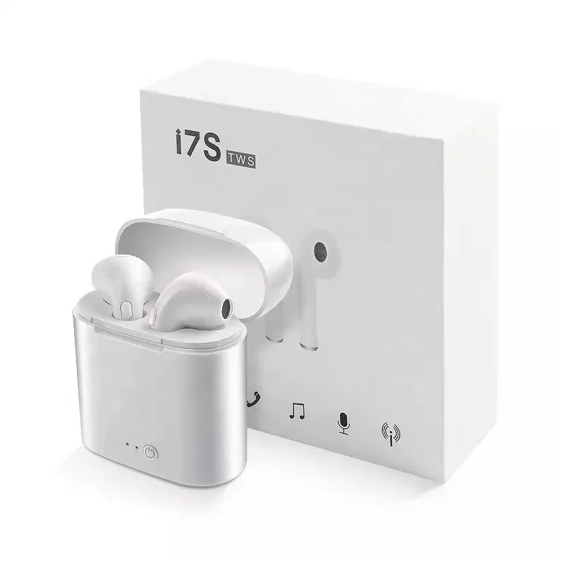 

i7s Tws earphone spor theadphone bluetooth 5.0 handsfree true stereo twins earbuds sport headphone i7s tws earphone i12 i8 i9, White