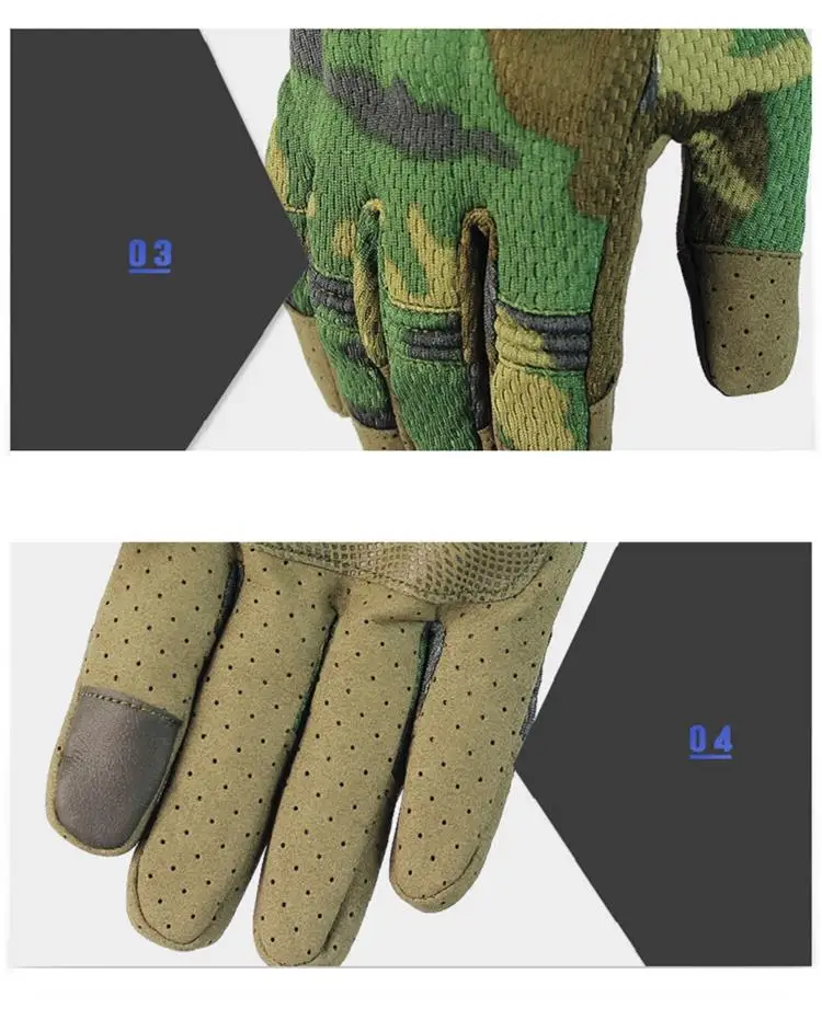 Full finger breathable mesh fabric exercise cycle sports hand gloves for gym
