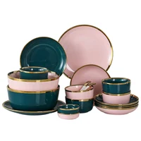 

Eco Friendly Porcelain Japanese Hotel Restaurant Ceramic Tableware Dinnerware Set for Wedding And Home Use Stoneware